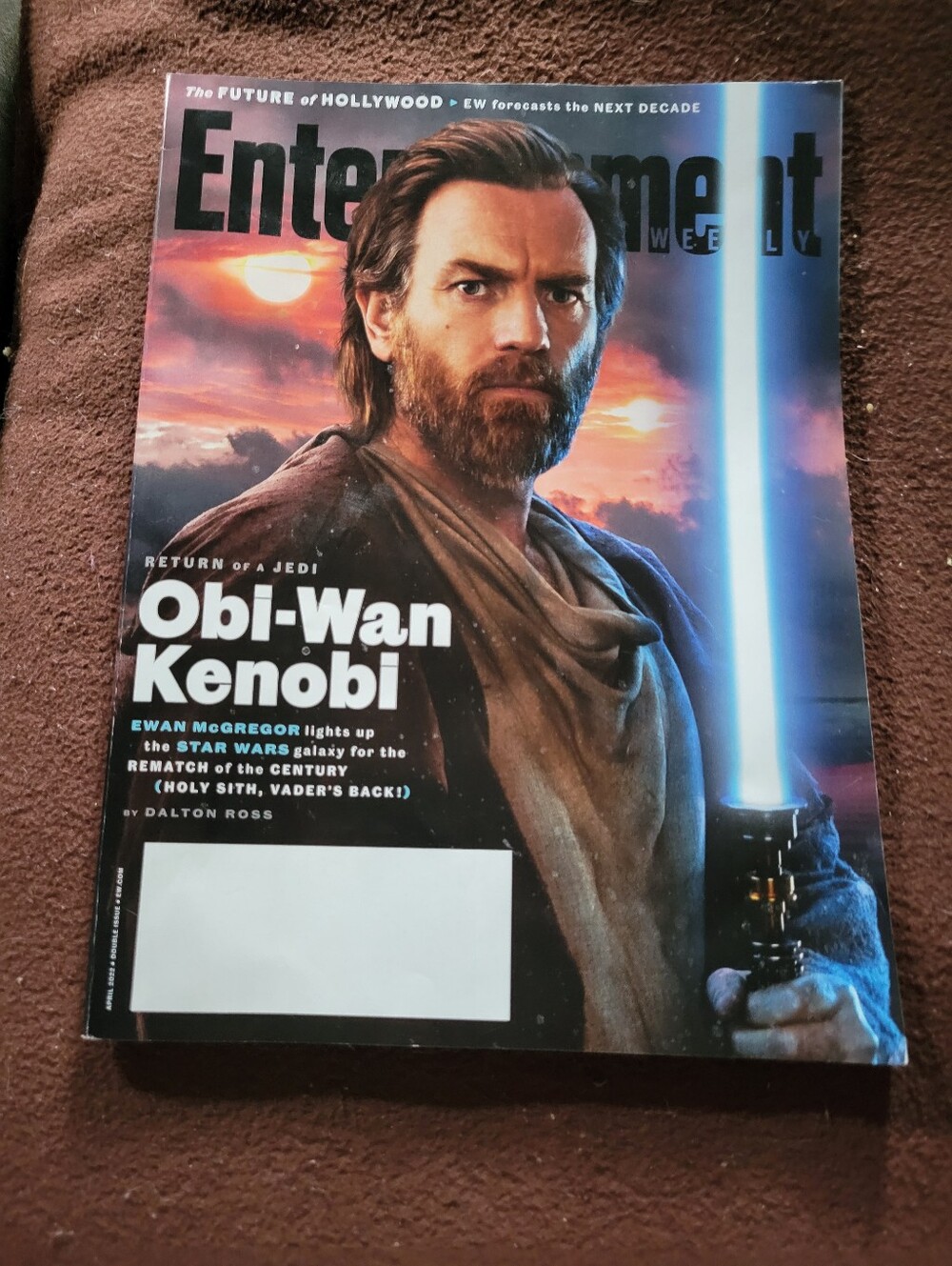 Entertainment Weekly Magazine April 2022 Obi-Wan Kenobi Star Wars Ewan McGregor